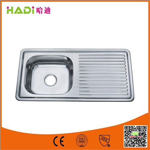 Stainless Steel Sink With Drain Board