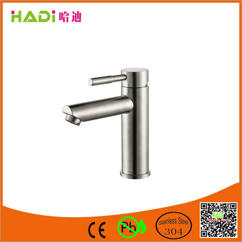 Polished Stainless Steel Bathroom Faucets