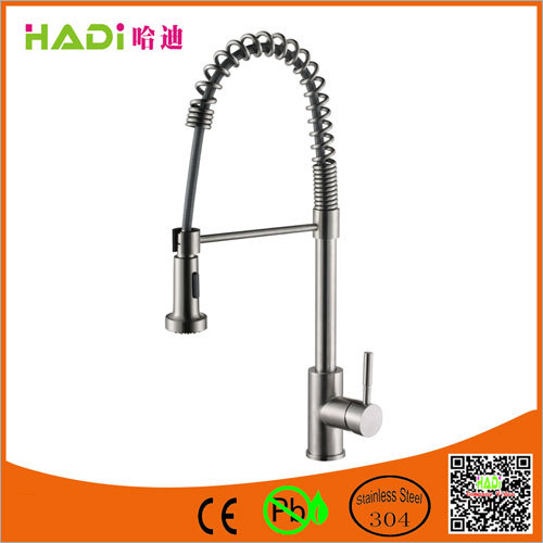 Stainless Steel Pull Out Bathroom Faucet