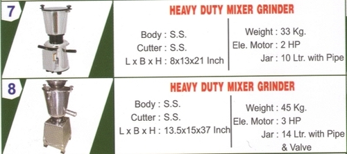 Heavy Duty Mixer Grinder