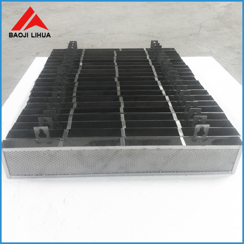 Gr2 titanium anode baskets for electroplating and water treatment