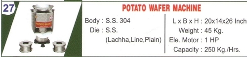 Potato Wafer Machine