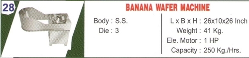 Banana Wafer Machine