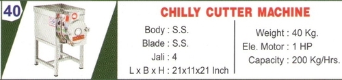 Steel Chilly Cutter