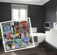 Rustic Color Design Wash Basin Pedestal