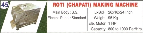 Chapati Making Machine