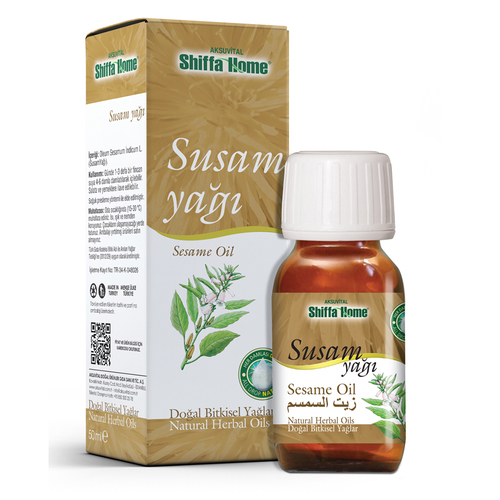 Sesame Oil - Cold Pressed Natural Herbal Oil, 50 ml Glass Dropper & 250 ml Elegant Bottle, SPF 45, Antioxidant Rich, Supports Skin and Sexual Health, Reduces Pigmentation