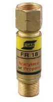 Flash back arrestor FR 18 Single Acetylene