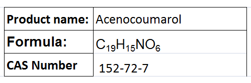 Acenocoumarol