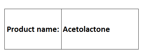 Acetolactone
