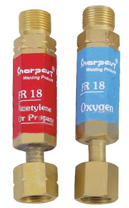 Flash Back Arrestor for Gas Cutter (Oxy. & Fuel Gas)