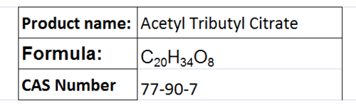 Acetyl Tributyl Citrate