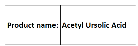 Acetyl Ursolic Acid - White Powder, >98% Purity, Melting Point 280-285°C, Bioactive Compound