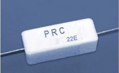 Wire Wound Resistors (Ceramic Piece) - 20W Power, 9x9x52 mm Dimensions | Imported Ni-Cr Wire, Low-Temperature Coefficient, Reliable Contacts