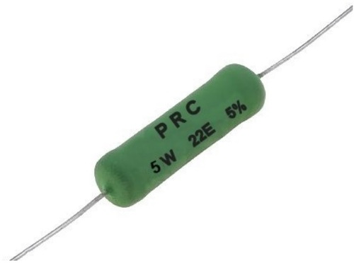 Wire Wound Resistors (Silicone Coated) - 5W Power, 0E01 to 0E099 Resistance | Imported Ni-Cr Wire, Low-Temperature Coefficient, Reliable Contacts
