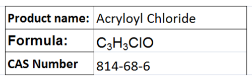 Acryloyl Chloride - Colorless Liquid, Boiling Point 85 °C | Reactive Monomer, Polymer Synthesis, Versatile Chemical