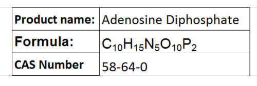 Adenosine Diphosphate