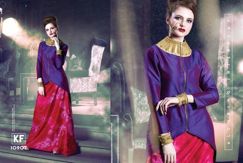 Purple Krishariya Kurti