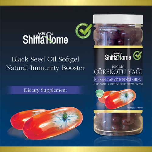 Black Cumin Seed Oil Softgel Supplement Kalonji