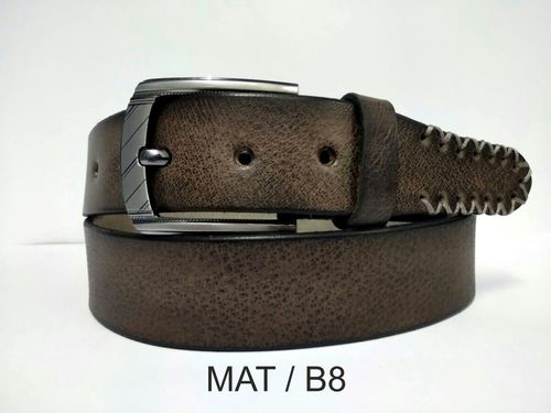 Zinc Fancy Leather Belt