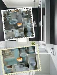 Close Couple and One Piece Toilet
