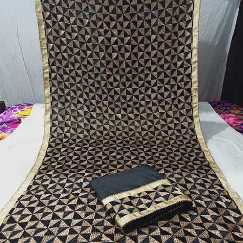 Modern Phulkari Suit - Cotton Material | Elegant Self Zam Design with Vibrant Patterns