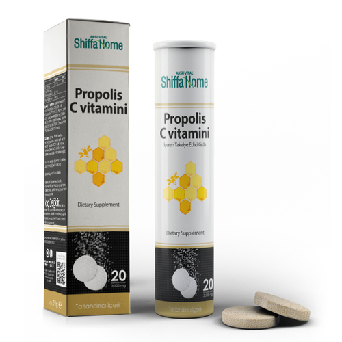 Propolis Vitamin C Effervescent Tablet Water Soluble