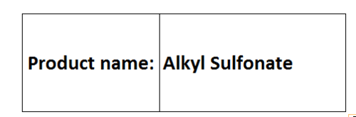 Sulfonates