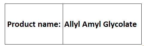 Allyl Amyl Glycolate