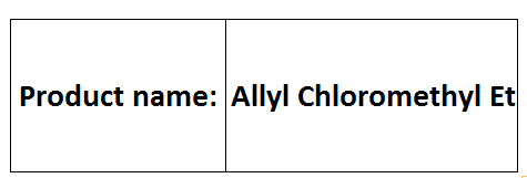 Allyl Chloromethyl Ether
