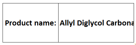 Allyl Diglycol Carbonate - Colorless Liquid 99% Purity 280Â°C Boiling Point | High Purity Low Viscosity Excellent Stability