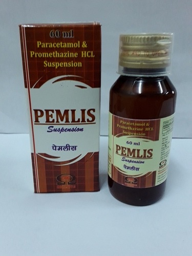Paracetamol IP 125 mg + Promethazine HCL IP 5 mg
