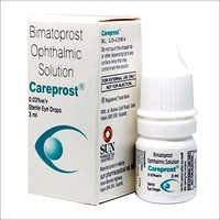 Careprost Drops - Ophthalmic Solution 3 Ml, 0.03% Bimatoprost Concentration - Sterile Eye Drops For Glaucoma Management, Quality Checked For Optimal Efficacy