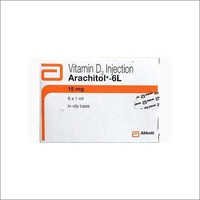 Arachitol Injection - 1.8 Mg Liquid Form | Ergocalciferol Composition, Refrigerate Storage, Packaged In Box