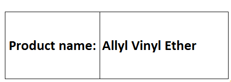Allyl Vinyl Ether - Colorless Liquid Boiling Point 44-46Â°C | High Reactivity Versatile Monomer Polymerization