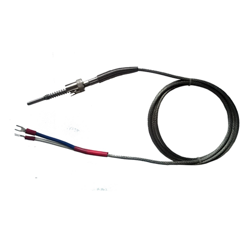 Thermocouple with high temperature cable and sprin