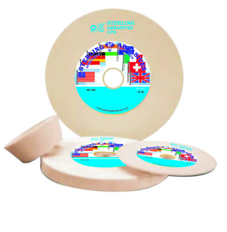 Toolroom Grinding Wheels - White Aluminium Oxide 100/68 mm, 50 mm Thickness | Excellent Form Retention, Dimensional Accuracy, Surface Finish