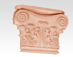 Wall Capitals - Wood, Variable Dimensions, Smooth Finish | Elegant Design, Durable, Customizable, Lightweight, Versatile Use