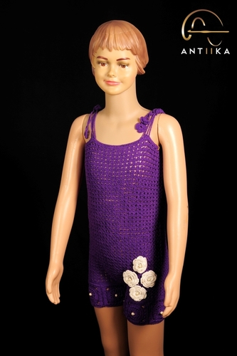Crochet Kids Top Age Group: 3 To 14 Yrs