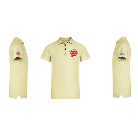 Polo Printed T-Shirt Mock English Yellow