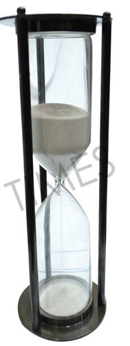 Antique Black Sand Hour Glass