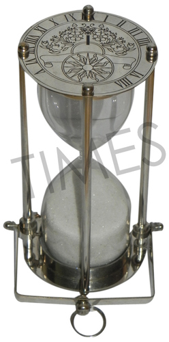 Brass Sand Timer Chrome