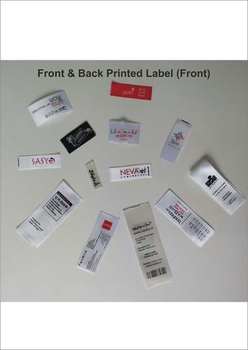 Front and Back Labels