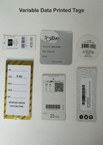 Paper Variable Data On Tags