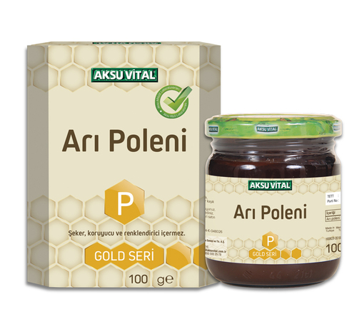 Untreated Bee Pollen - 100g Glass Jar, Brown | Natural Energy, Boosts Immunity, Enhances Strength, Aphrodisiac Effect