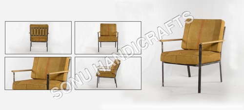 WOODEN SOFA WITH JUTE SEAT