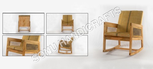 Rocking Sofa With Jute Seat