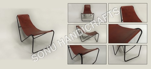 Iron Leather chair