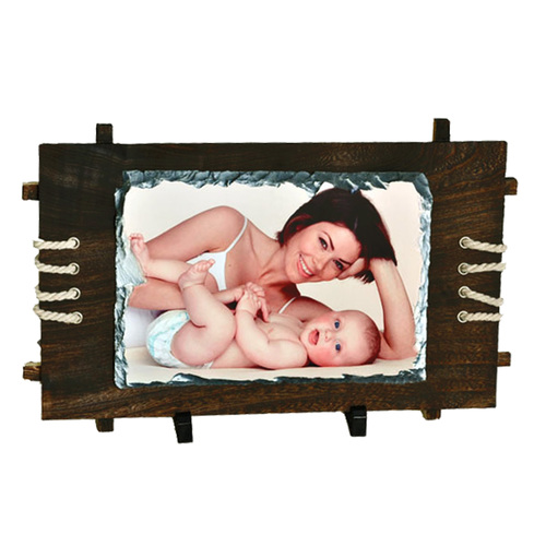 Rectangular Rock Photo Frame