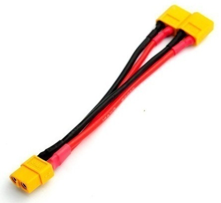 Xt60 Parallel Battery Connector Cable Extension Y Splitter For Dji Phantom